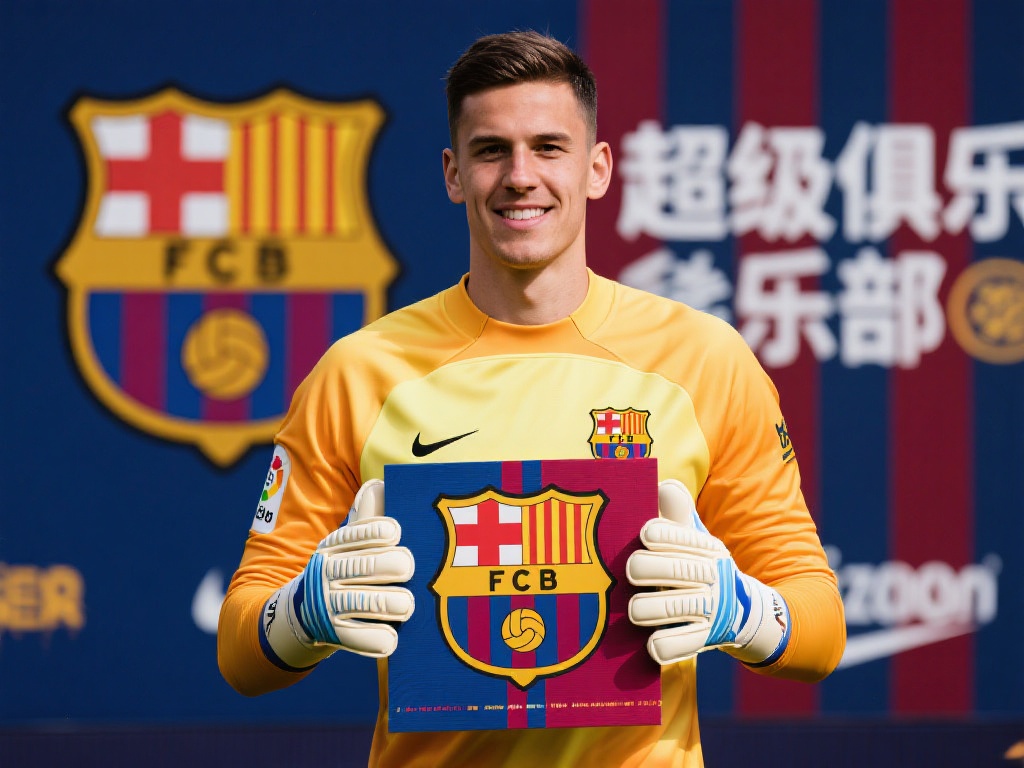 巴萨首签敲定！2500万签约未来门神5年
