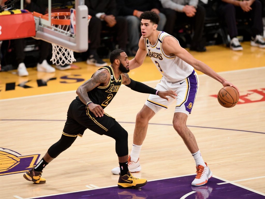 申京错位单挑里夫斯遭詹姆斯钉板封盖绝杀