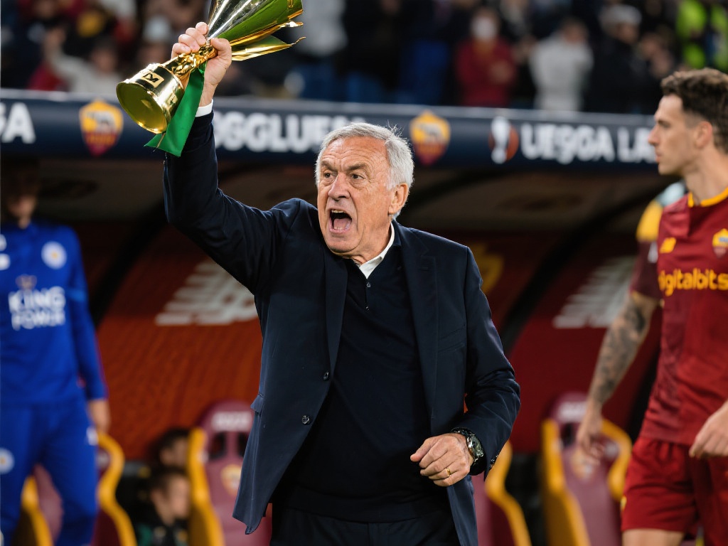 73岁拉涅利神迹：罗马欧联16强，意甲9轮不败改命传奇