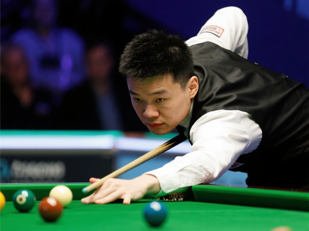 赵心童首阶段表现神勇，世锦赛决赛大比分领先威廉姆斯