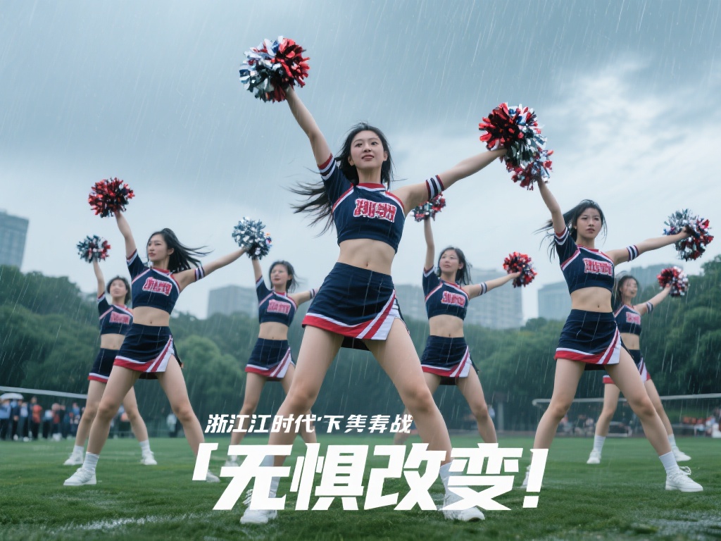 浙江啦啦队户外舞蹈视频热播：杭州天气成亮点