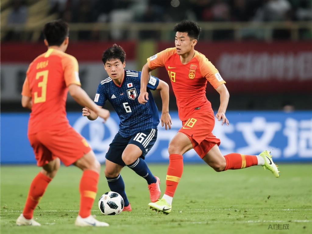 世预赛亚洲区：国足连战连捷，日本队霸气领跑