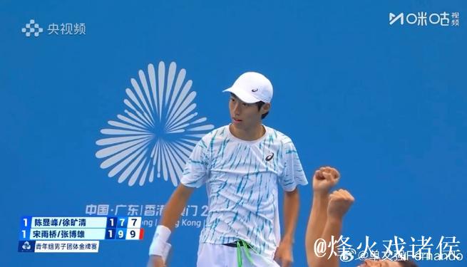 商竣程率领北京队勇夺十五运会网球青年组男团冠军